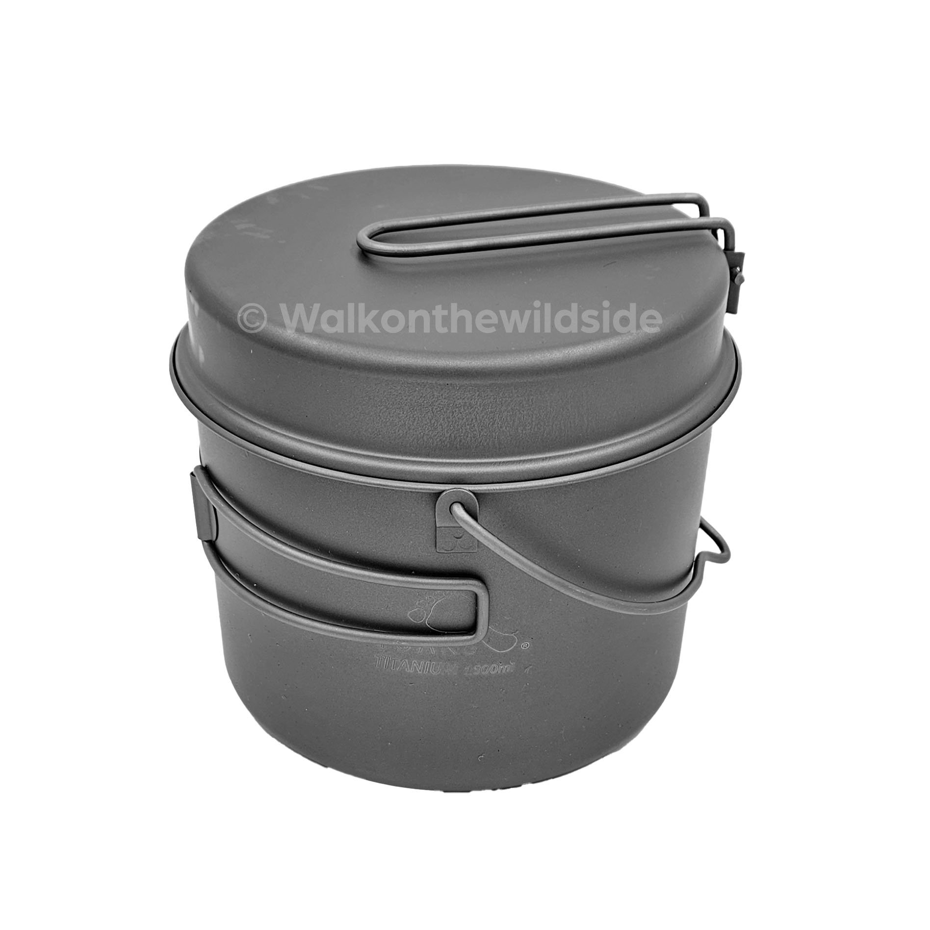 Toaks Pot 1600-BH mit Pan-145 oben drauf